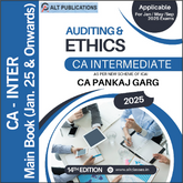 Auditing and Ethics Main Book for CA Inter by CA Pankaj Garg